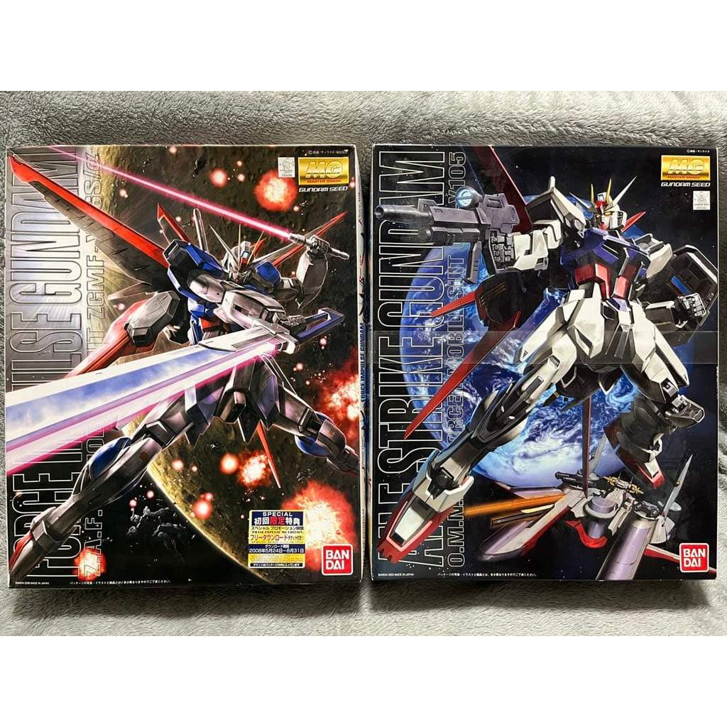 【Direct from Japan】Aile Strike/Force Impulse Gundam MG 1/100 [ชุด 2 ชิ้น]【Japan Exclusive】