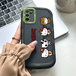 เคสสำหรับ OPPO A16 A16s A54s เคสโทรศัพท์แมวซิลิโคนกันกระแทก