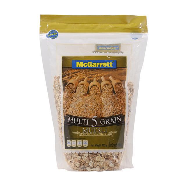 🎅🏻 แม็กกาแรตมัลติไฟฟ์เกรนมูสลี่ 400กรัม [8850358373224] 🎄 Mcgarrett Multi 5 Grain Muesli 400g. 🌺 ซีเ