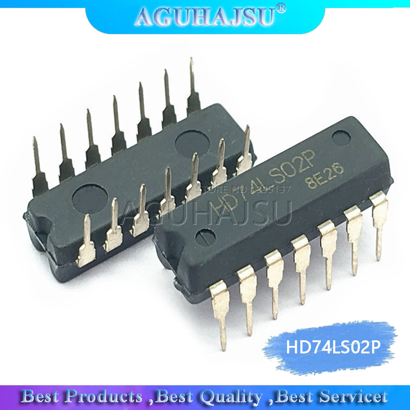 10PCS HD74LS02P DIP14 HD74LS02 DIP SN74LS02N 74LS02 SN74LS02 DIP 14 ใหม่และต้นฉบับ IC