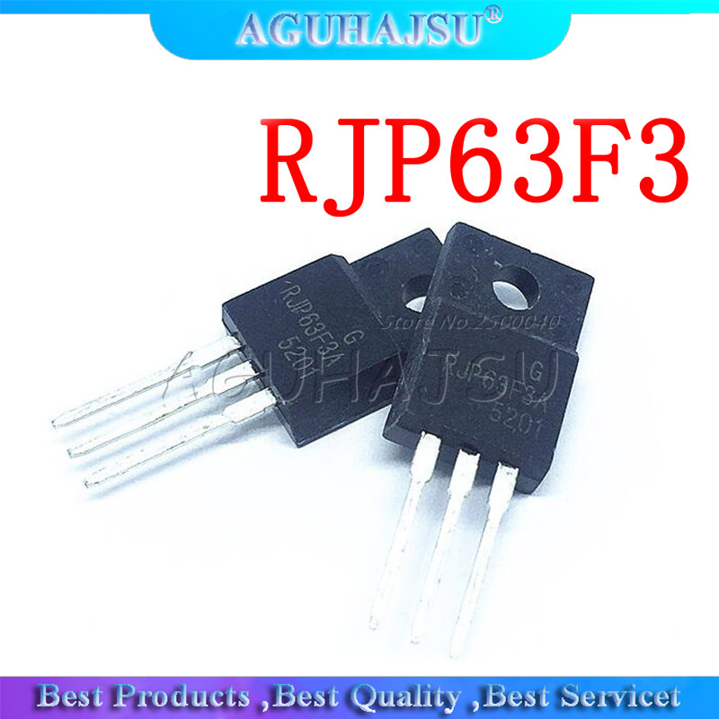 HT-10pcs RJP63F3 ถึง 220F RJP63F3DPP ถึง 220 RJP63F3A TO220F RJP63F3ADPP ใหม่เดิม