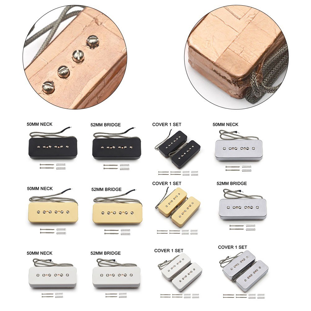 [DML] Alnico 5 P90 Style Pickup Dual Coil Pickup กีตาร์ไฟฟ้า Humbucker ไร้เสียงรบกวน