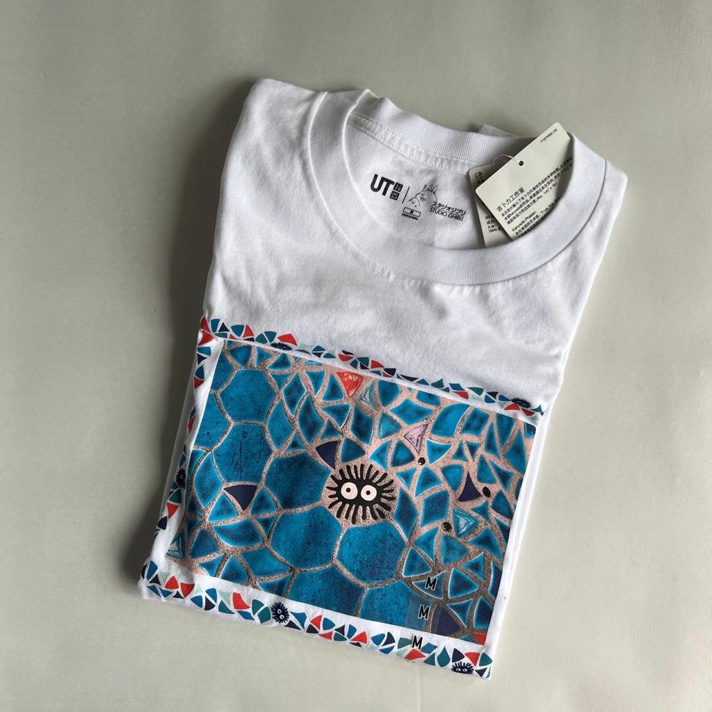 【Direct from Japan】[สินค้าเฉพาะต่างประเทศ] เสื้อยืด Uniqlo x Ghibli Collaboration ไซส์ M โดย Makkuro
