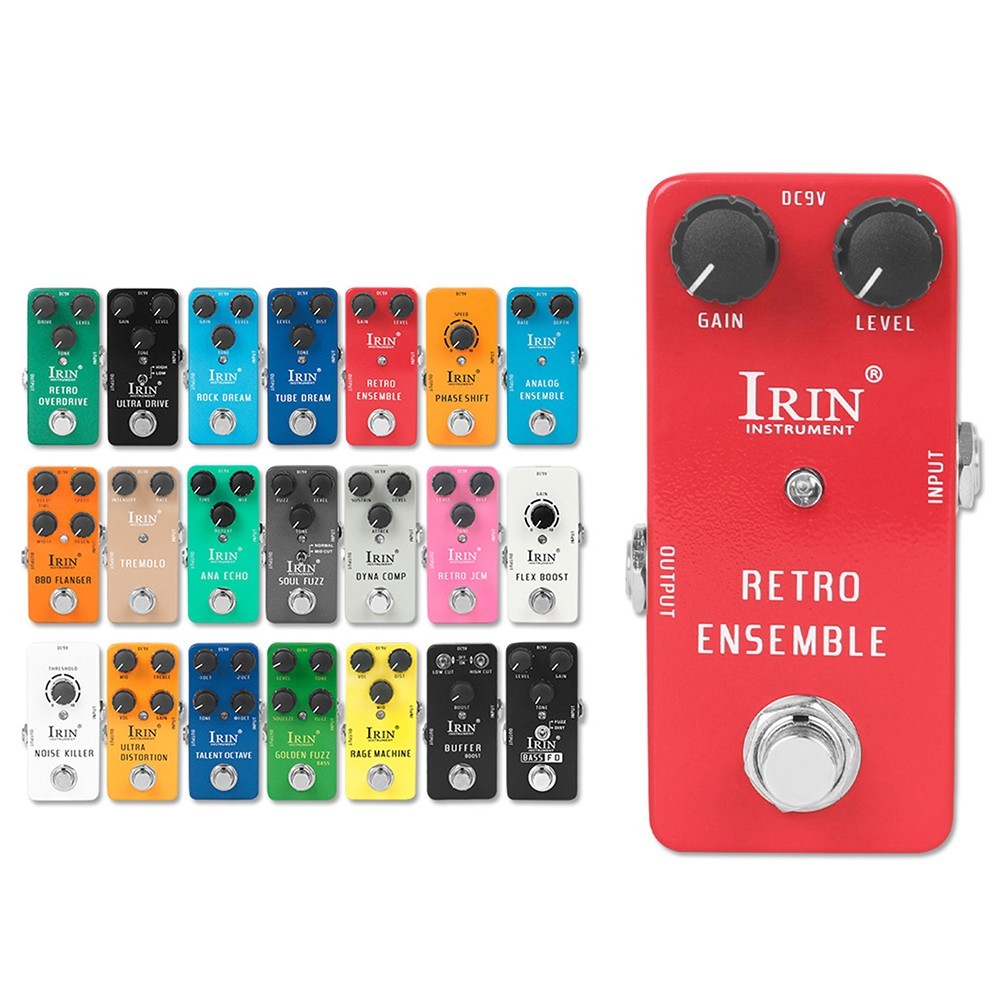 [COFW] IRIN Guitar Effect Pedal Wah Distortion Overdrive Delay Reverb Compressor Pedal