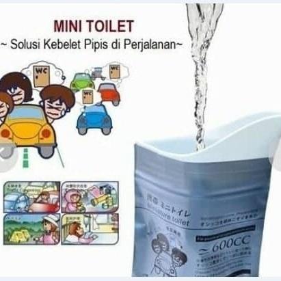 NEWs MINI TOILET - URINE BAG DISPOSABLE TRAVEL BAG