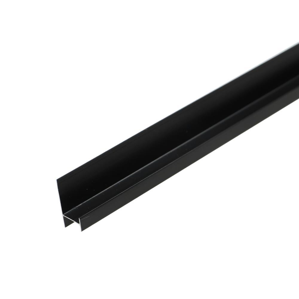 CROBERN ตัวต่อผนัง อะลูมิเนียม JA261 2X0.8X240 ซม. สีดำ จัดส่งโดย HomePro