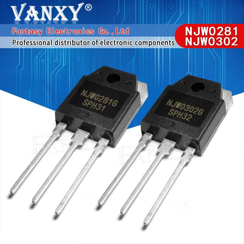 10 ชิ้น NJW0281 NJW0302 TO3P (5PCS NJW0281G + 5PCS NJW0302G ) ถึง 3P เสียงคู่หลอด