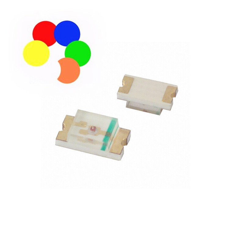 100 ชิ้น/ล็อต 0603 LED full range High Light SMD LED Light-emitting Diode สีขาว/สีเหลือง/สีฟ้า/สีเขี