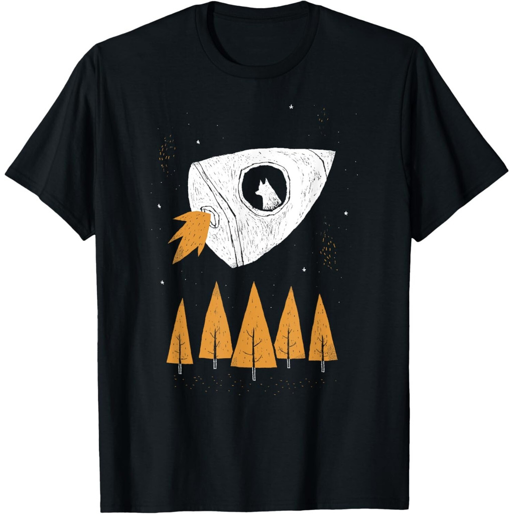 เสื้อยืดผู้ชาย Laika Space Dog