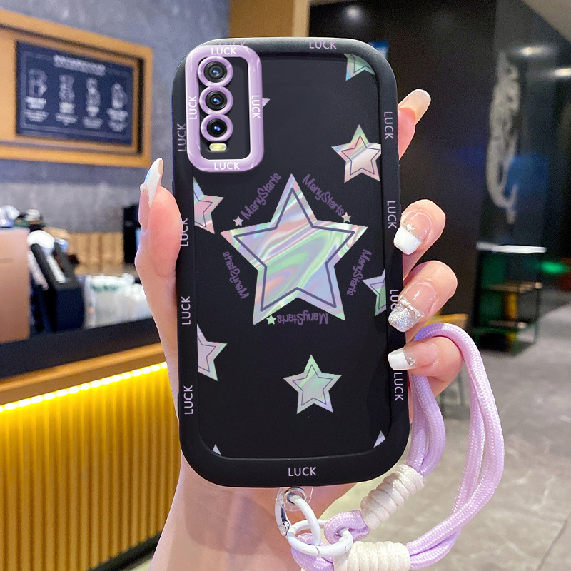 เคส VIVO Y20 Y20i Y20s Y20A Y20G Y12A Y12S Y11s เคส Little Star พร้อมเชือกเส้นเล็ก