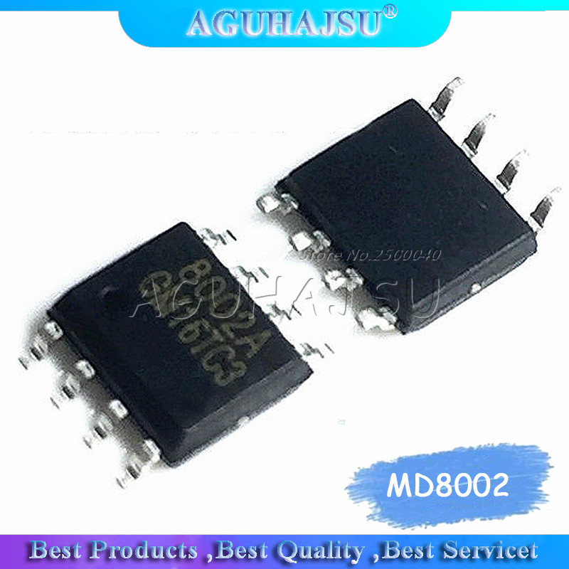HT-10PCS MD8002A SOP8 MD8002 SOP 8002A SMD SOP 8 8002 CKE8002B NS8002 IC ใหม่และต้นฉบับ