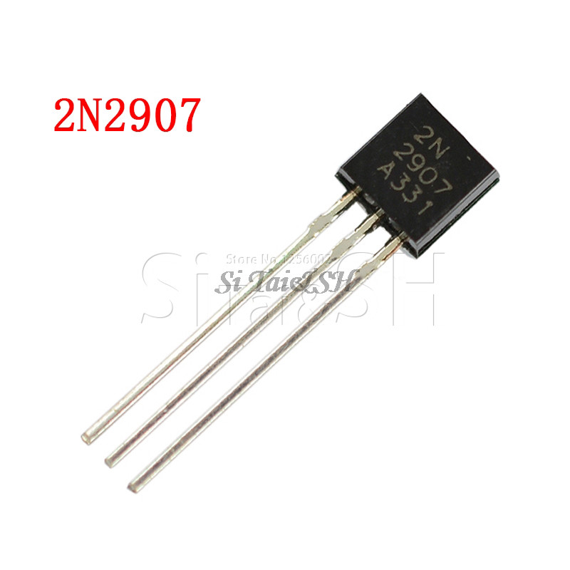 HT-100PCS 2N2907 ถึง 92 2N2907A TO92 2907 ทรานซิสเตอร์ไตรโอดใหม่เดิม