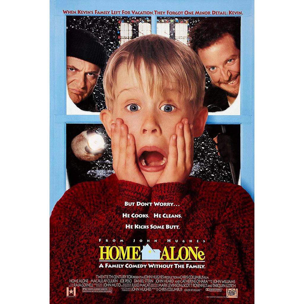 Home Alone Movie Poster ของขวัญไร้กรอบ