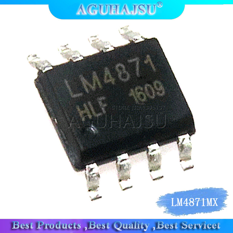 10PCS LM4871MX SOP8 LM4871 SOP 4871 SOP 8 3W เครื่องขยายเสียงโหมดปิดใหม่และต้นฉบับ