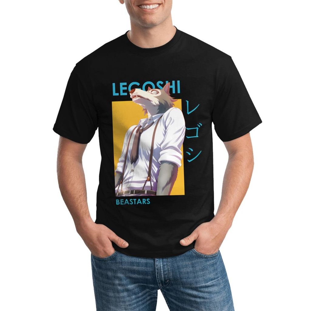 Tvoe Legoshi Beastars Wolf เสื้อยืดผ้าฝ้ายขนาดบวกอเนกประสงค์สําหรับทุกฤดูกาล