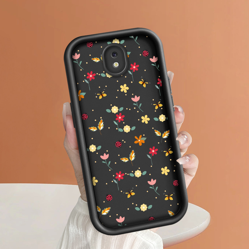 HP เข้ากันได้กับ Samsung Galaxy J7 Pro J730 2017 เคสปกป้องโทรศัพท์ TY DLJ C8-3018 ดอก