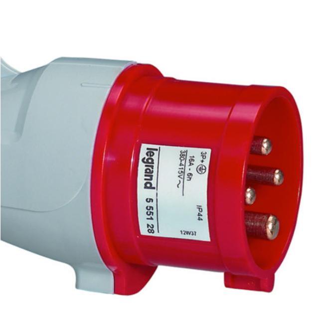 ปลั๊กตรง Legrand 16A 4 ขา 555128