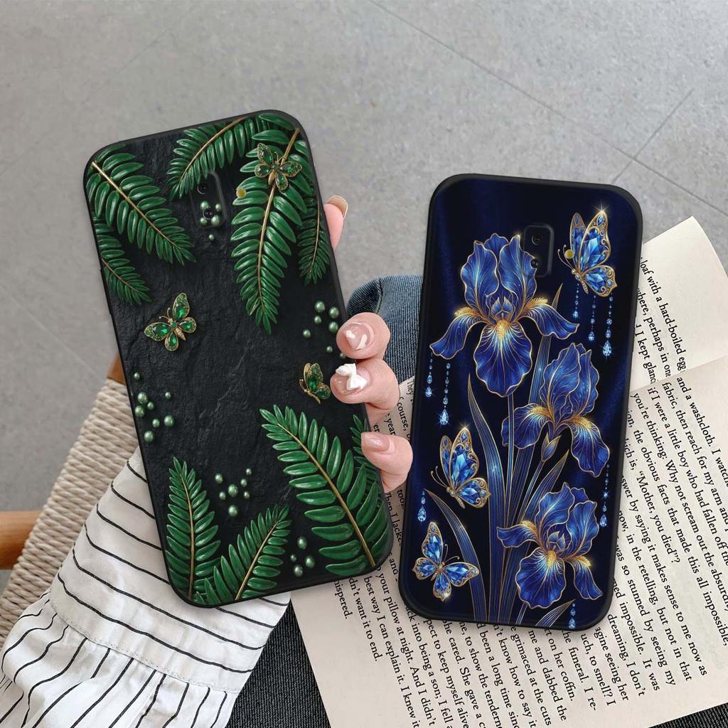 เคส Samsung J6 2018 / J6 Plus / J6+ หรูหรา เป็นประกาย พิมพ์ลายความงาม