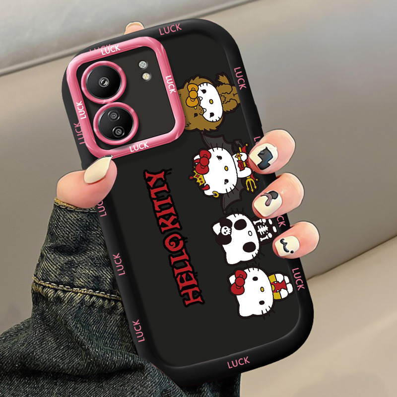 เคสสำหรับ Xiaomi Redmi 13C เคสโทรศัพท์แมวซิลิโคนกันกระแทก