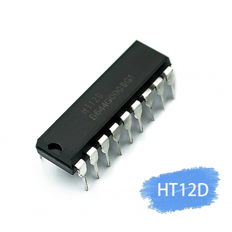 HT-10 ชิ้น/ล็อต = 5 คู่เดิม 5 ชิ้น HT12D และ 5 ชิ้น HT12E DIP20 . HT 12D+HT 12E DIP