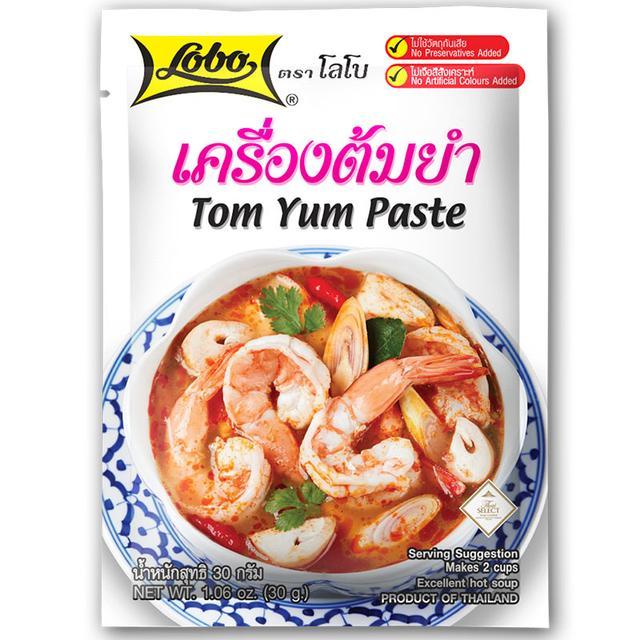 🍀  โลโบเครื่องต้มยำ 30กรัม 🌱 Lobo Tom Yum Paste 30g. [8850030116064] 🌺 เครื่องปรุงรสและเครื่องเทศ 🌾 