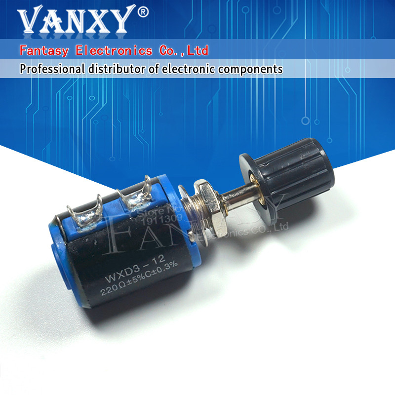 1pcs WXD3 12 1W 100 220 470 1K 2K2 3K3 4K7 10K 22K 33K 47K Ohm 100R 220R 470R 2.2K 3.3K 4.7K WXD3 12