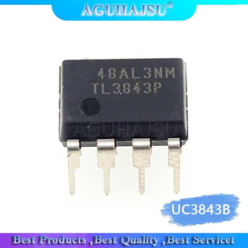 10pcs UC3843B UC3843BN UC3843AN UC3843 3843 โหมดปัจจุบัน PWM Modulation Controller DIP 8