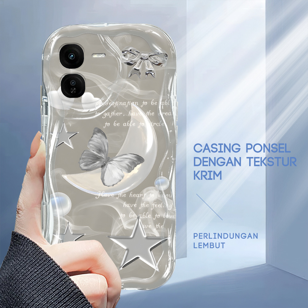 ปลอก Hp สําหรับ VIVO iQOO Z9X 5G กรณี Kesing ปกป้องโทรศัพท์ C6-3446 NY