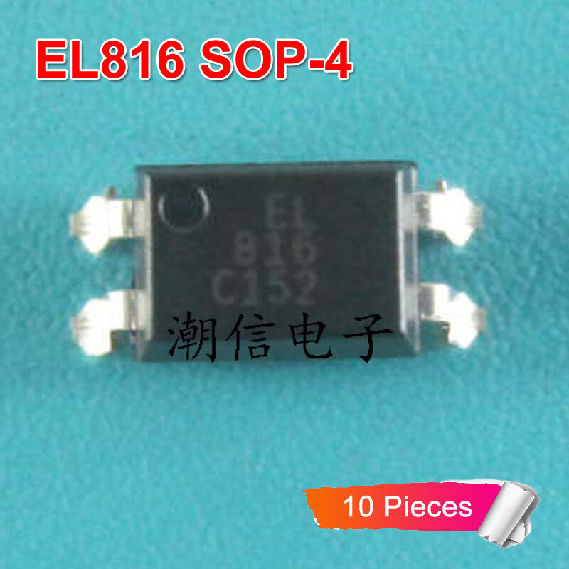 10 ชิ้น/ล็อต EL816 EL 816 DIP-4 SOP-4 DIP SMD Photocoupler ชิปใหม่ IC