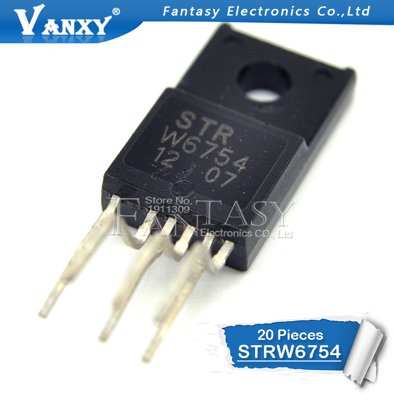 20PCS STRW6754 TO220F 6 W6754 ถึง 220 STR W6754
