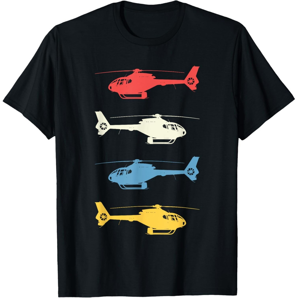 Helicopter Pilot Vintage Aviation Flying Helicopters Pilots Men T-Shirt