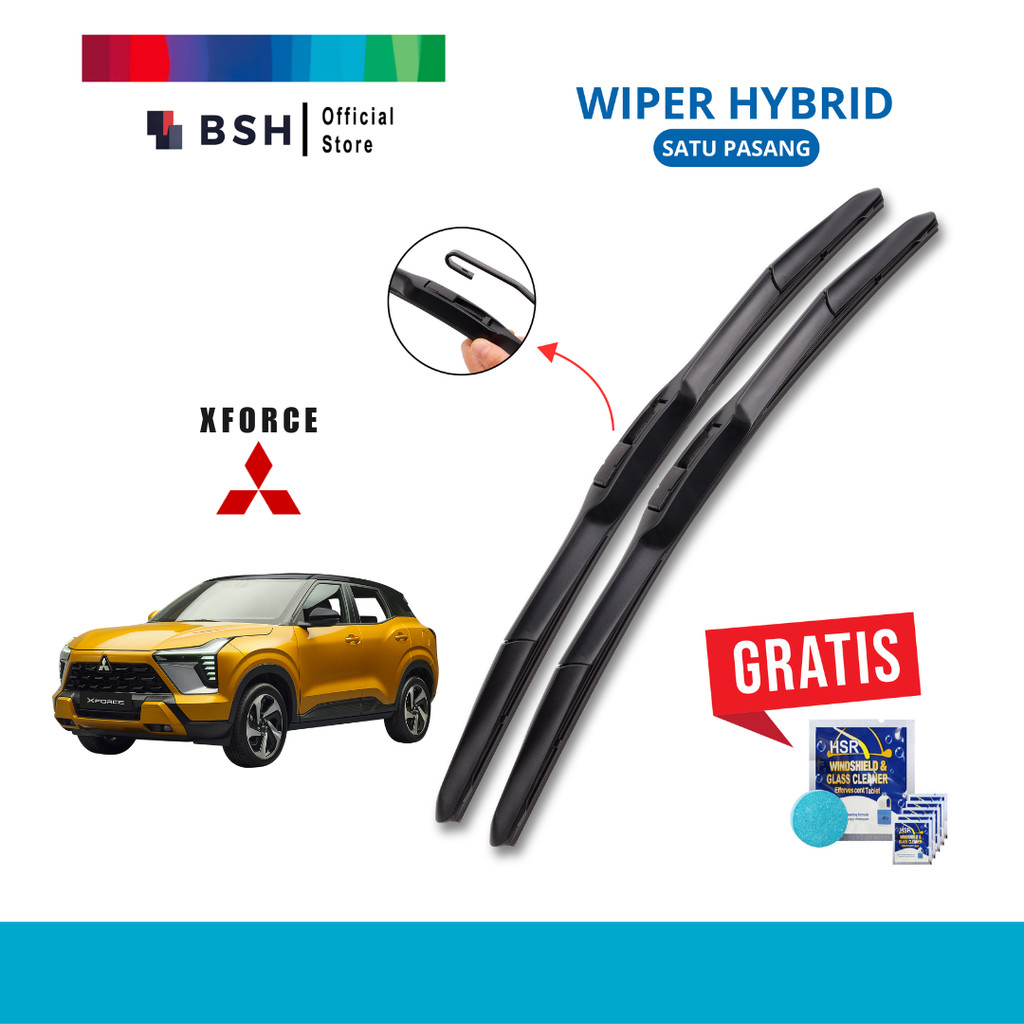 ที่ปัดน้ําฝน Mitsubishi XForce Hybrid | ฟรีสบู่ทําความสะอาดเชื้อราแก้ว 5 เม็ด