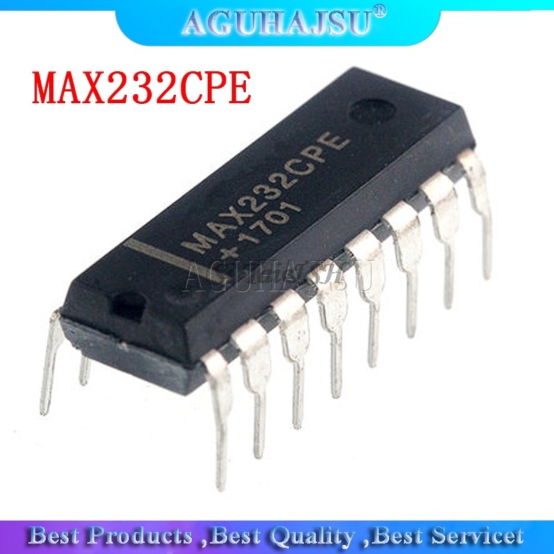 10PCS MAX232CPE MAX232C DIP16 DIP MAX232 RS 232 ไดรเวอร์/ตัวรับใหม่เดิม