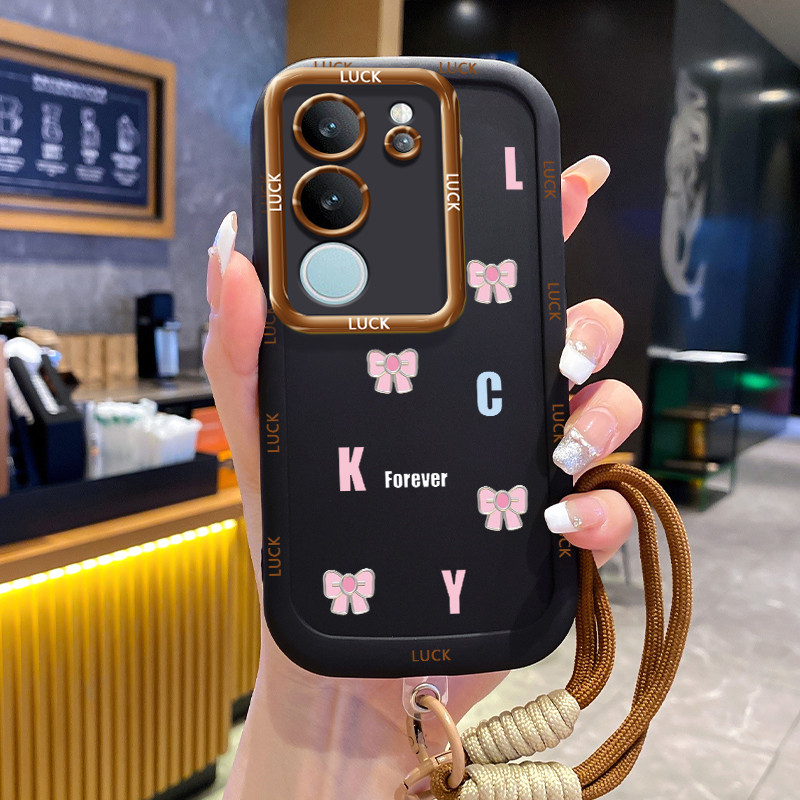 เคส VIVO V29 5G V29E 5G V29 Pro 5G น่ารักพร้อมเชือกเส้นเล็ก