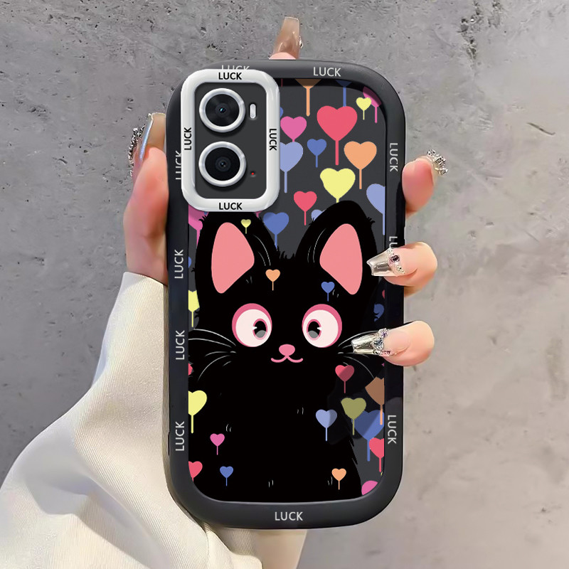 เคสสำหรับ OPPO A36 A76 A96 เคสโทรศัพท์แมวดาวซิลิโคนกันกระแทก - รูปที่ 7