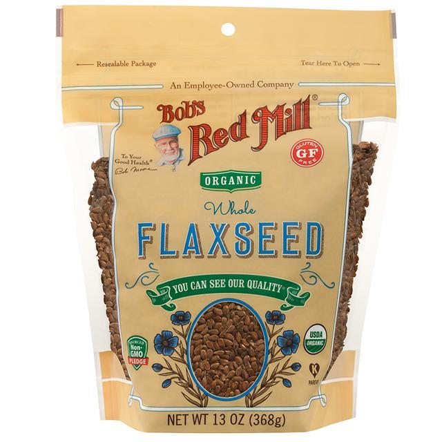 🎋 บ๊อบส์เรดมิลล์ออร์แกนิคบราวน์เฟล็กซีดส์ 368กรัม 🎡 Bob's Red Mill Organic Brown Flaxseed 368g. 🎠 อย