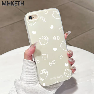 MHKETH เคสสำหรับ iPhone 6 Plus 6s Plus 7 Plus 8 Plus X Xs Max Xr เคสมือถือสไตล์น่ารักสาวๆ