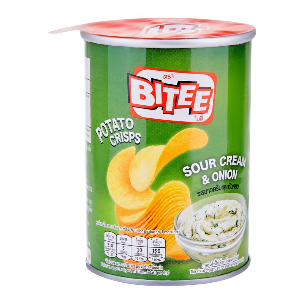 [สินค้าส่งด่วน] ไบตี้ มันฝรั่งทอดกรอบ รสรสซาวครีมและหัวหอม 42 ก.