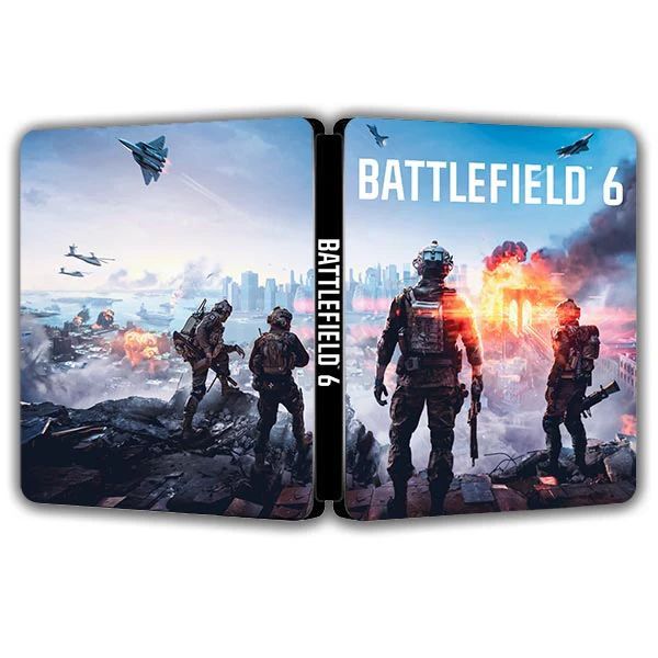 Battlefield 6 bf6 DayOne Edition Custom Made G2 Steelbook Case PS5/PS4/Xbox
