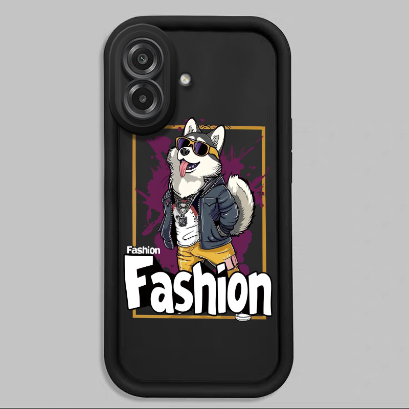 เคสสำหรับ Samsung A07 M07 F07 F70E 5G M17E 5G เคสโทรศัพท์แบบใหม่สุนัขแฟชั่นซิลิโคนครบวงจรซอฟต์เชลล์กันกระแทก