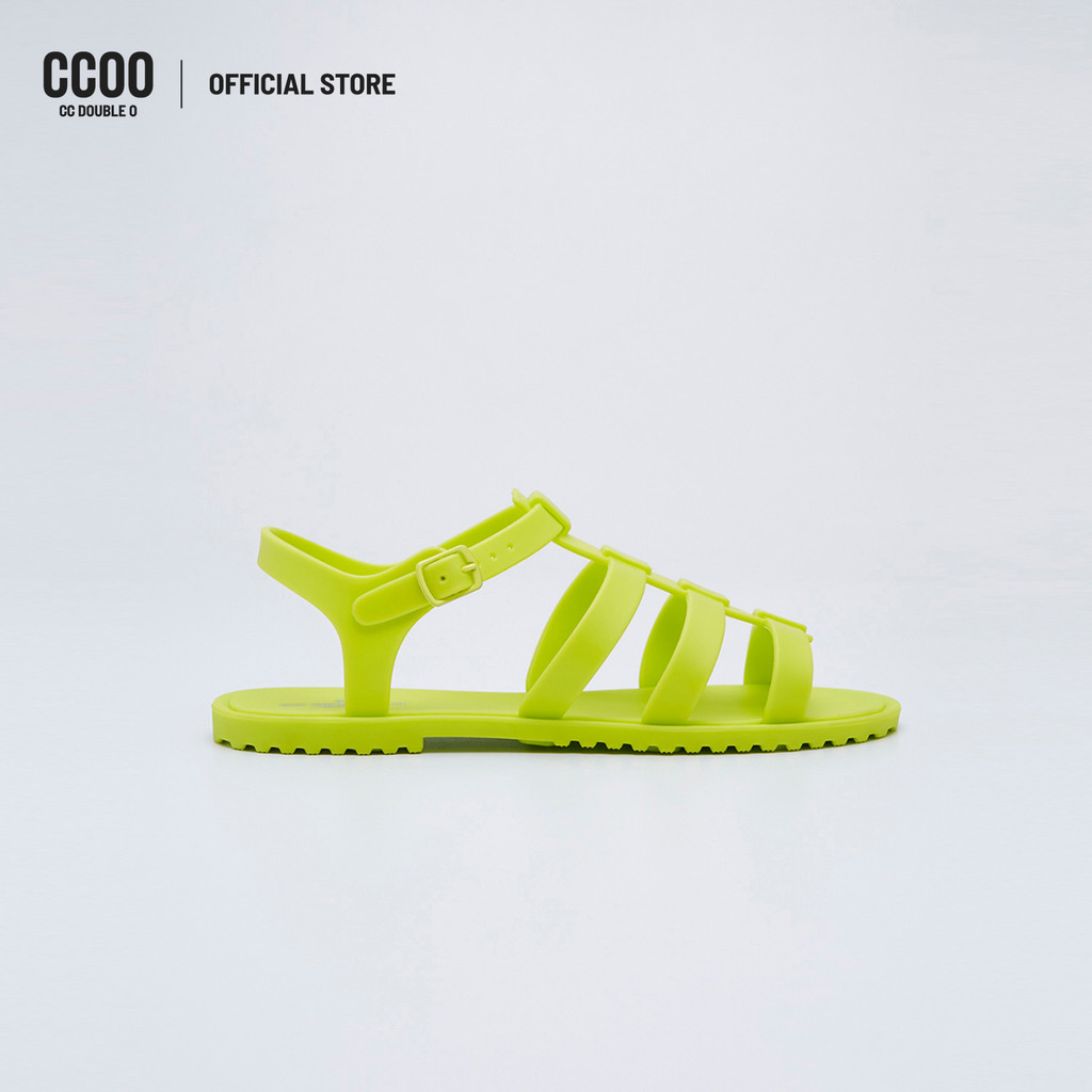 CC DOUBLE O STRAPPY JELLY SANDALS ผู้หญิง รองเท้าแตะสายรัดเจลลี รุ่น O26SSWA023 (SS26 #A3)