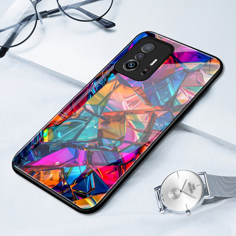เคสสำหรับ Xiaomi 11T 11T Pro 10 Ultra 5G เคสโทรศัพท์วีรบุรุษการ์ตูนเปลือกแก้วกันกระแทก