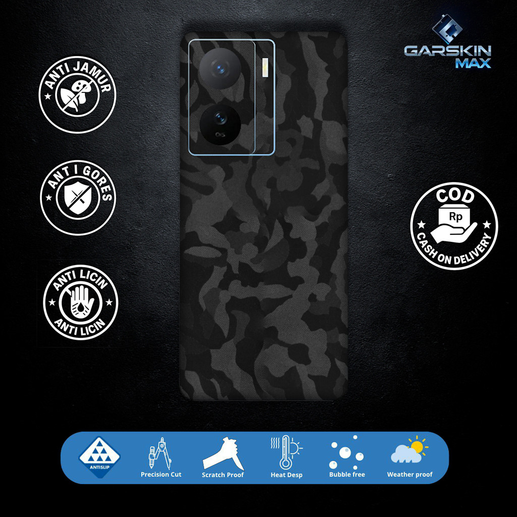 Garskin Skin iqoo Z7 5G camos Fullbody / Backonly | กันรอย | สามารถปรับแต่งได้ | รหัส - DY0