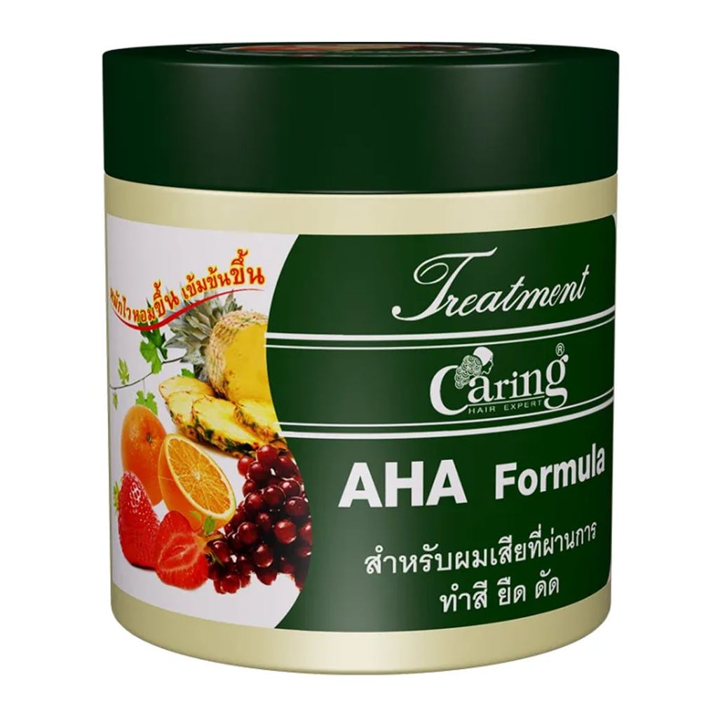 แคริ่ง ทรีทเม้นท์ สูตร เอเอชเอ สีเขียว 250 มล.