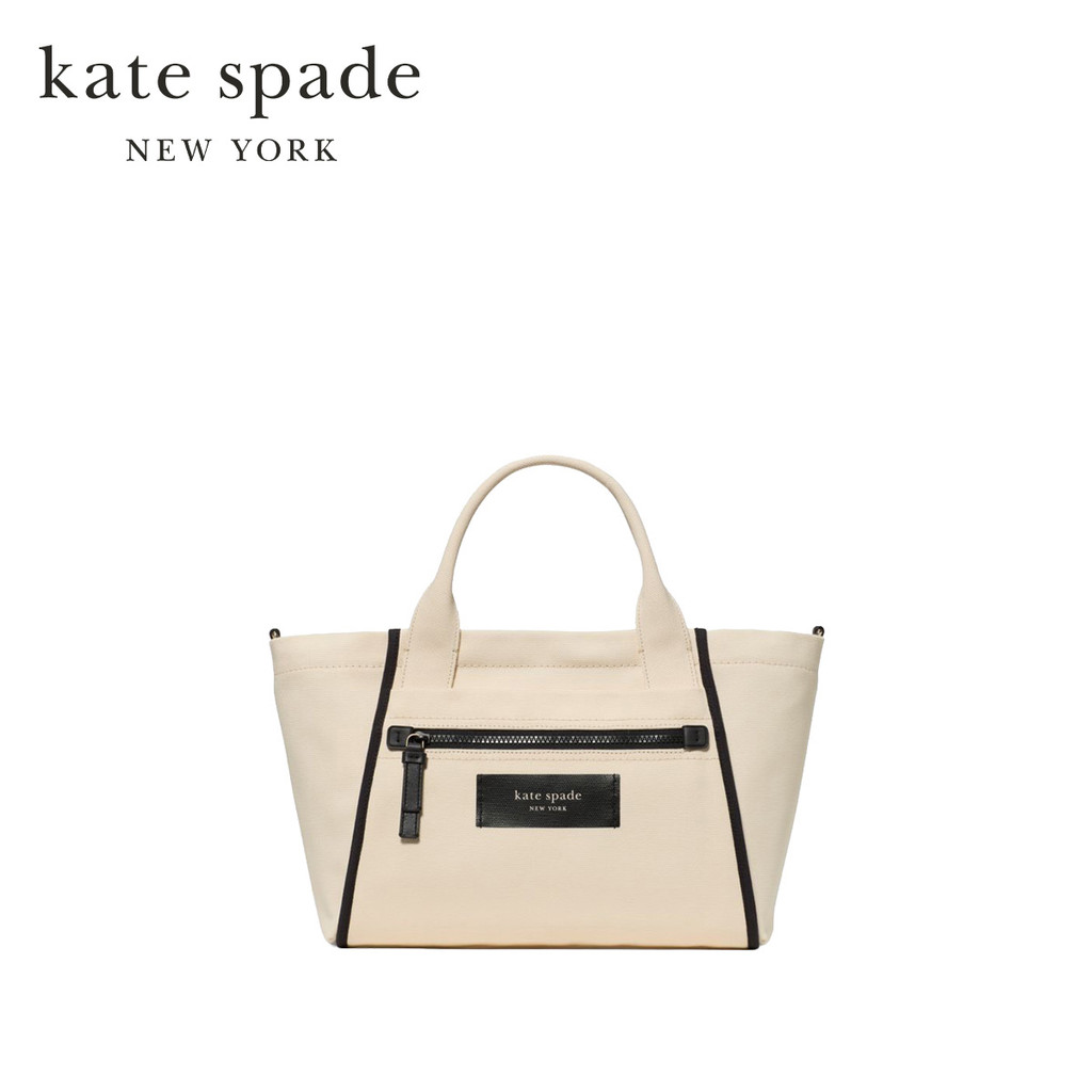 Kate Spade New York กระเป๋าโท้ท/กระเป๋าทรงสี่เหลี่ยมรุ่น Dash Canvas Tote Bag KN953 250 สี Natural