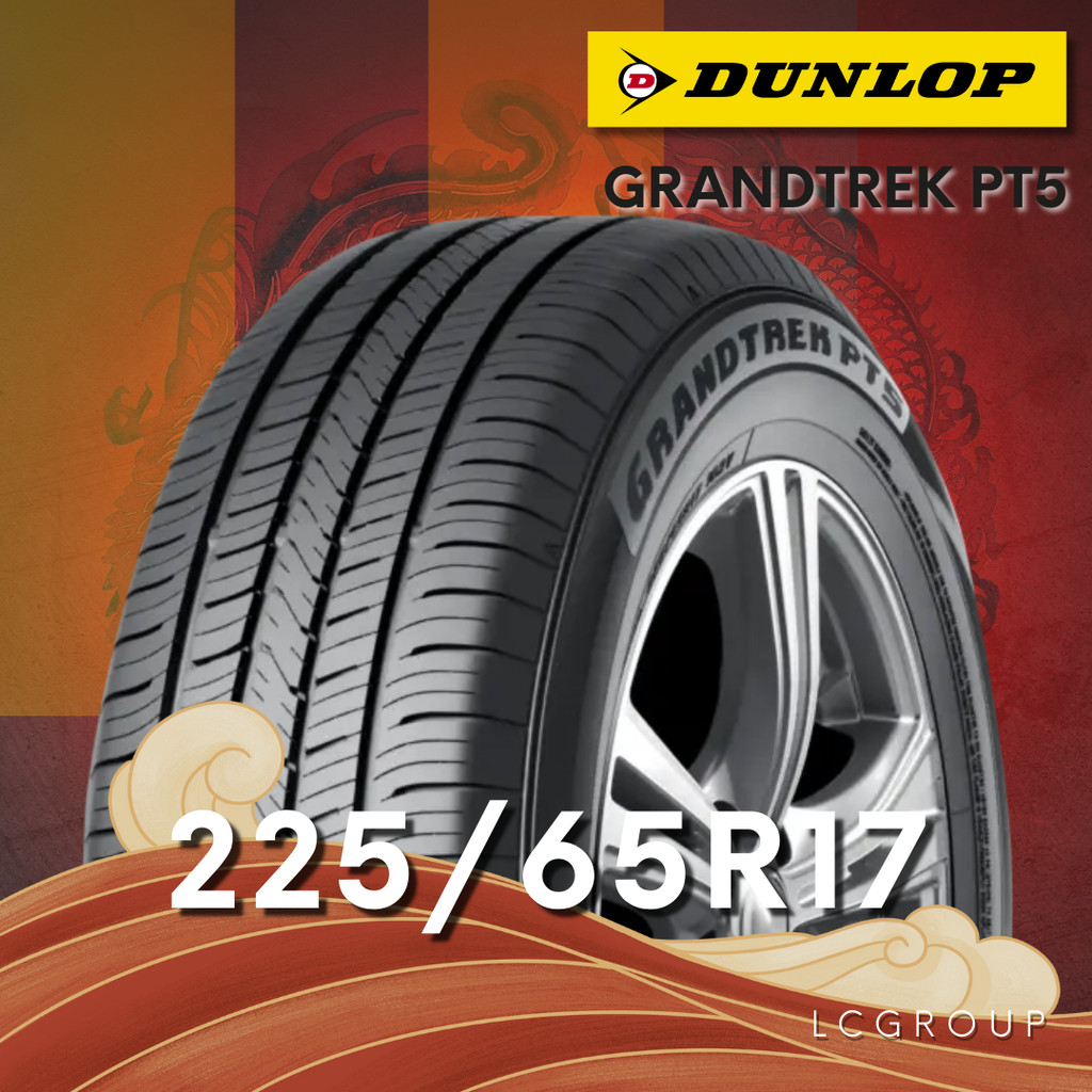 ยาง 225/65R17 DUNLOP รุ่น GRANDTREK PT5 ราคาต่อเส้น ปี 2025