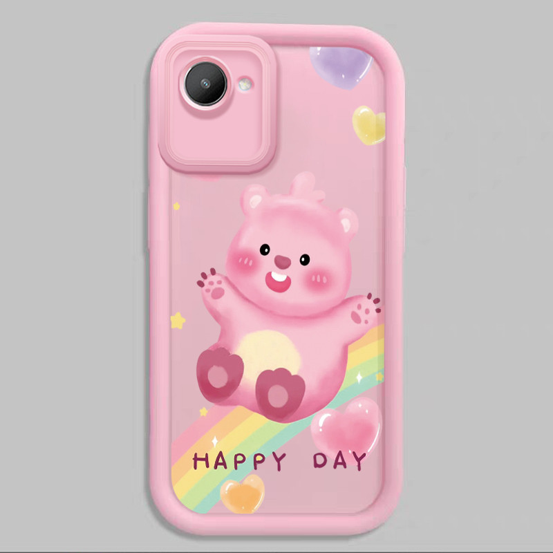 เคสสำหรับ Realme C30 C30s Narzo 50i Prime เคสโทรศัพท์บีเวอร์น่ารักซิลิโคนซอฟต์เชลล์ครบวงจรกันกระแทก