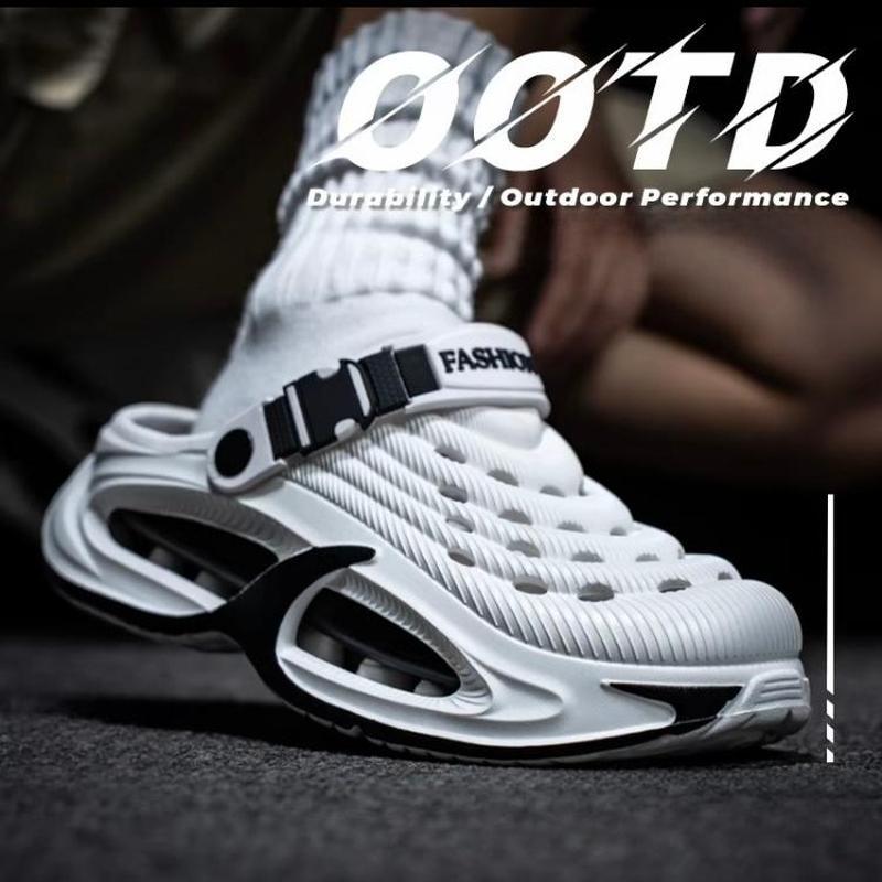 Tikp3 รองเท้าแตะชาย ระบายอากาศ พื้นหนา กันลื่น กันกลิ่น เหมาะสำหรับกลางแจ้ง แห้งเร็ว วัสดุ EVA