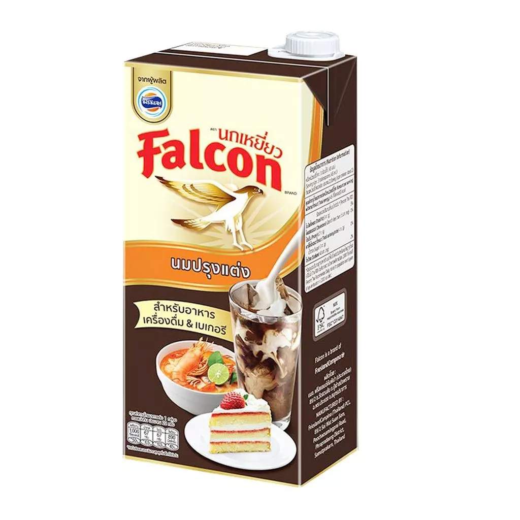 [สินค้าส่งด่วน] นกเหยี่ยว นมปรุงแต่งสำหรับอาหารและเครื่องดื่ม รสจืด 1000 มล.