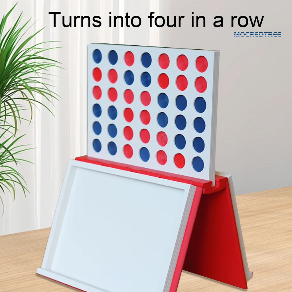 Motroredtree Four in A Row Board Game with ic Closed Built-in Storage Travel Family Night Festy Book